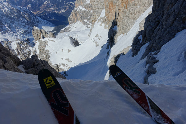 Steep skiing in the bowels of the Brenta by Silvestro Franchini