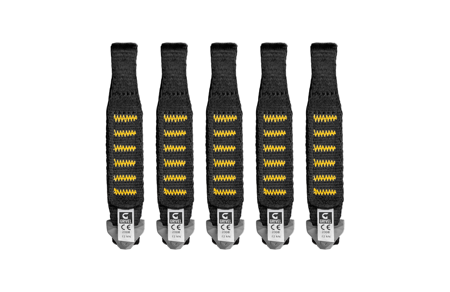 Sport sling pack of 5 Product Image Black - Grivel