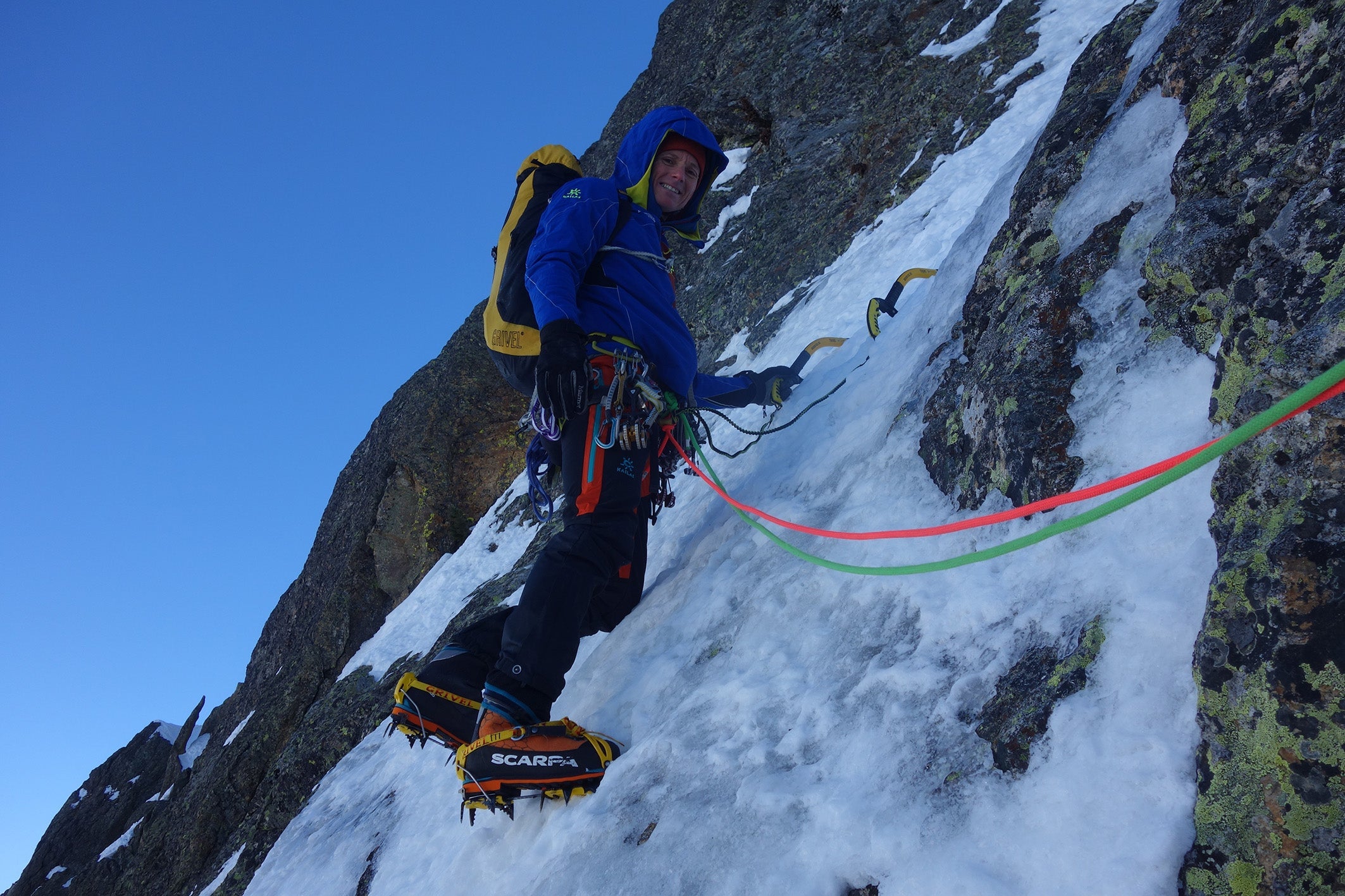 G12 crampons Lifestyle Image - Grivel