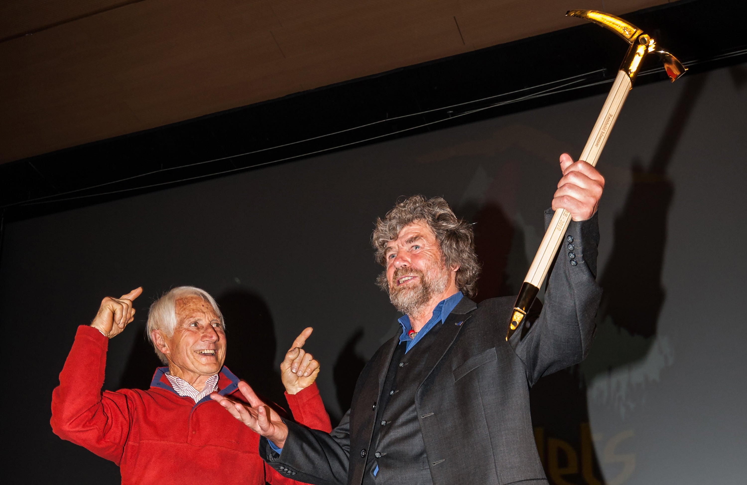 Monte Bianco Gold Lifestyle Image Hand - Grivel