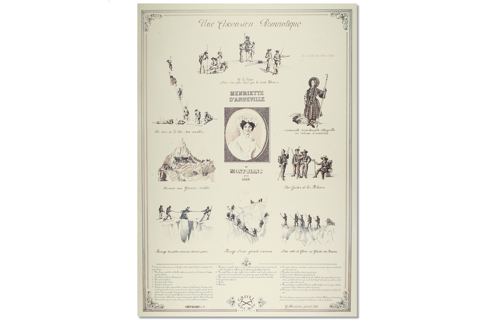 Lithographic print: Une Ascension Romantique Product Image - Grivel