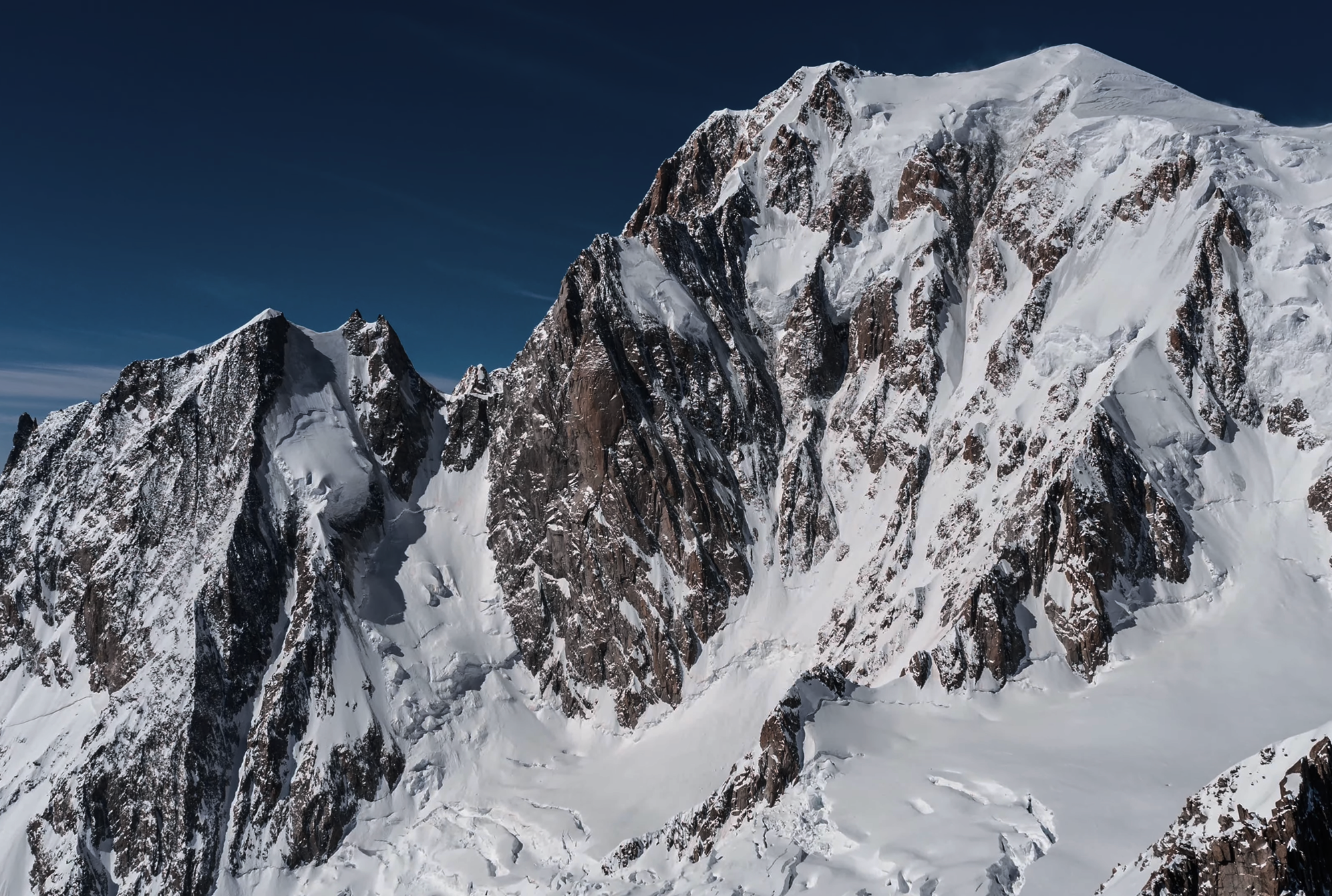 Mont Blanc massif during the Divine Providence One Push project