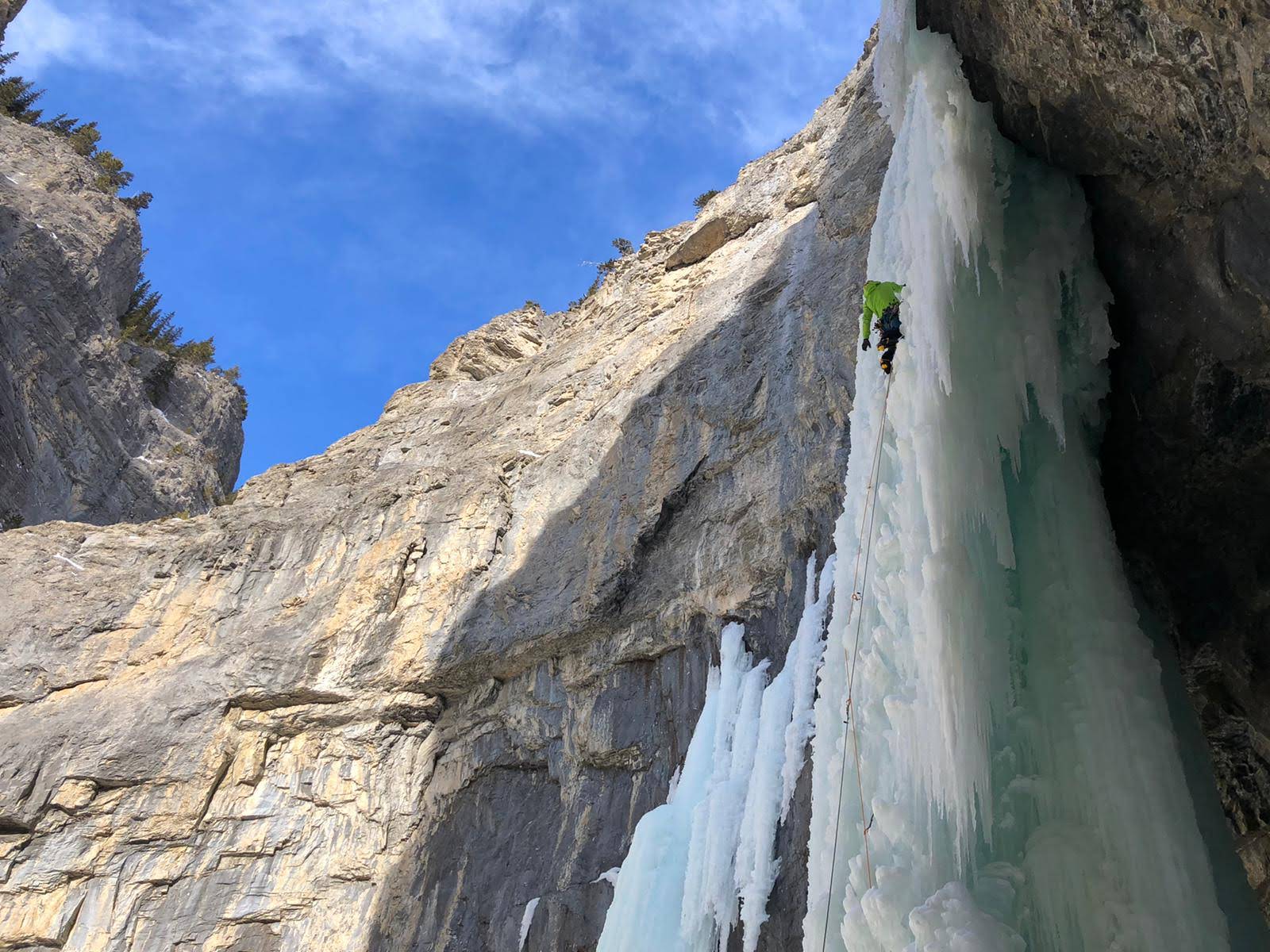 Icefalls in the Rockies - Canada - by Charlotte Barré and Alex Pittin