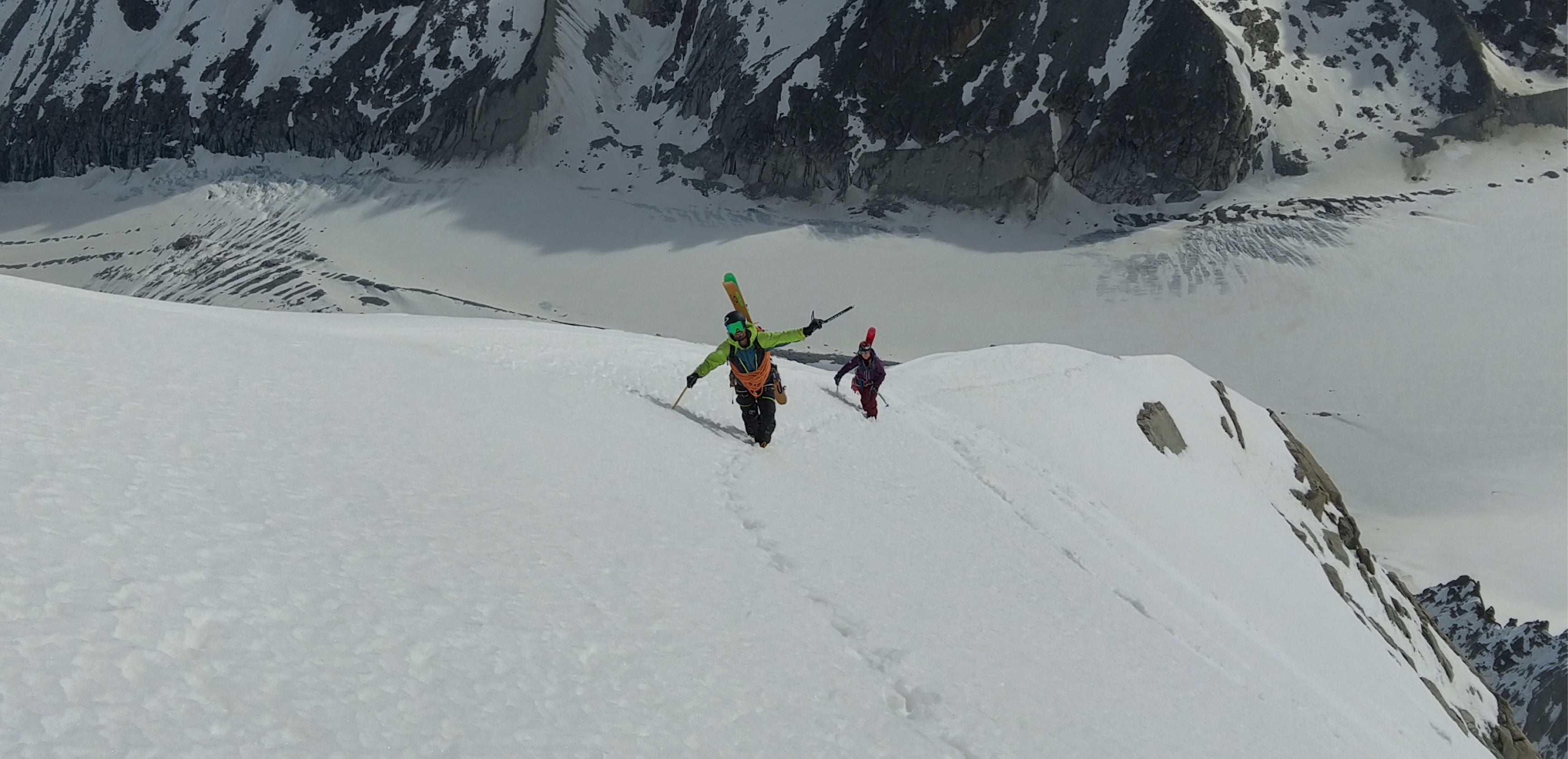 Skiing - My gear for The Aiguille Verte by the Washburn route (the Z) by Charlotte Barré and Alexandre Pittin