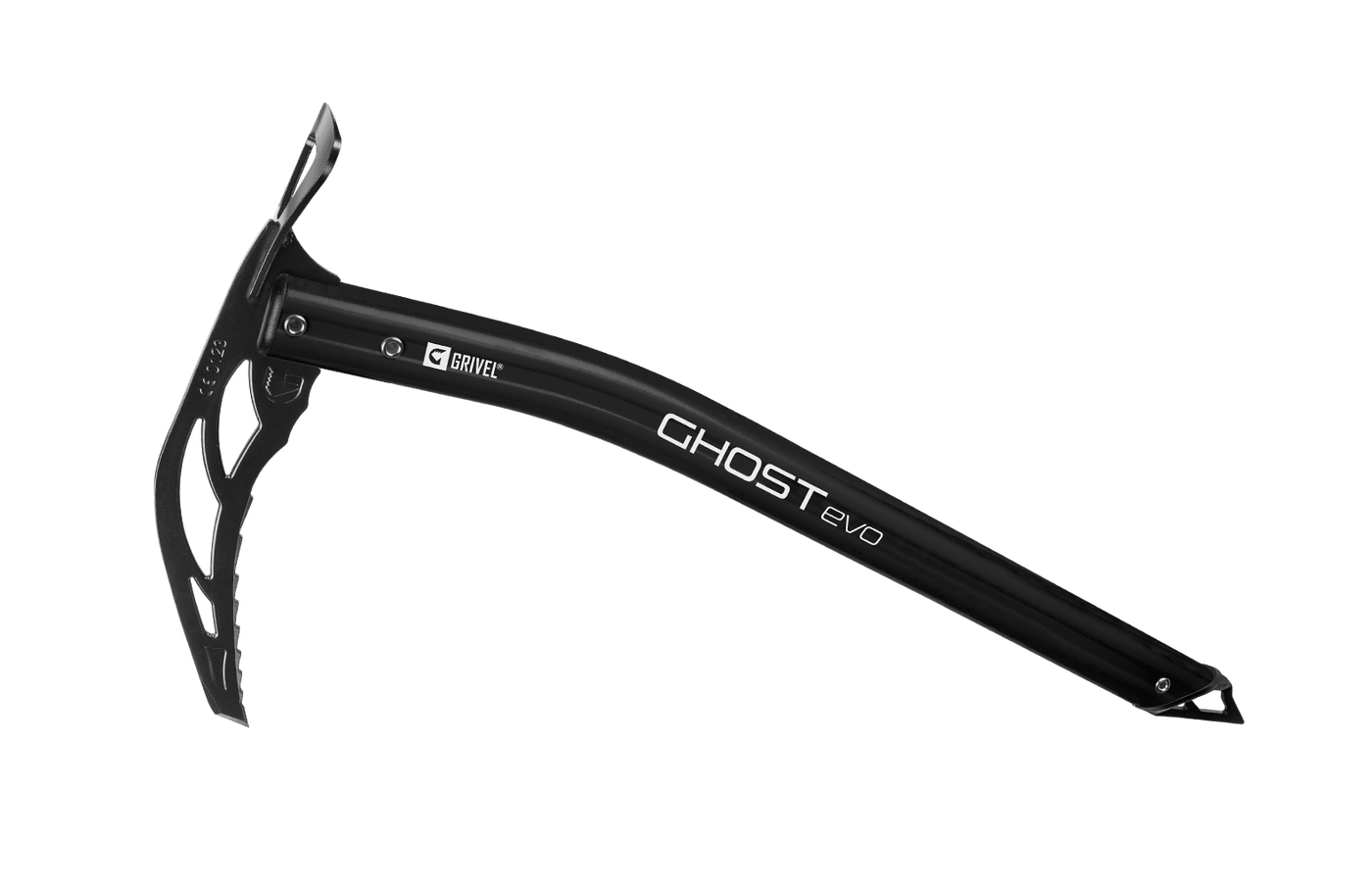 新品☆グリベルGRIVEL 丸っこく ghost EVO ブラック50cm スピッツェ石突