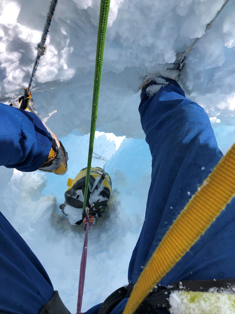 Tomás Roy Aguiló during the ascent of La Norte on Cerro Torre