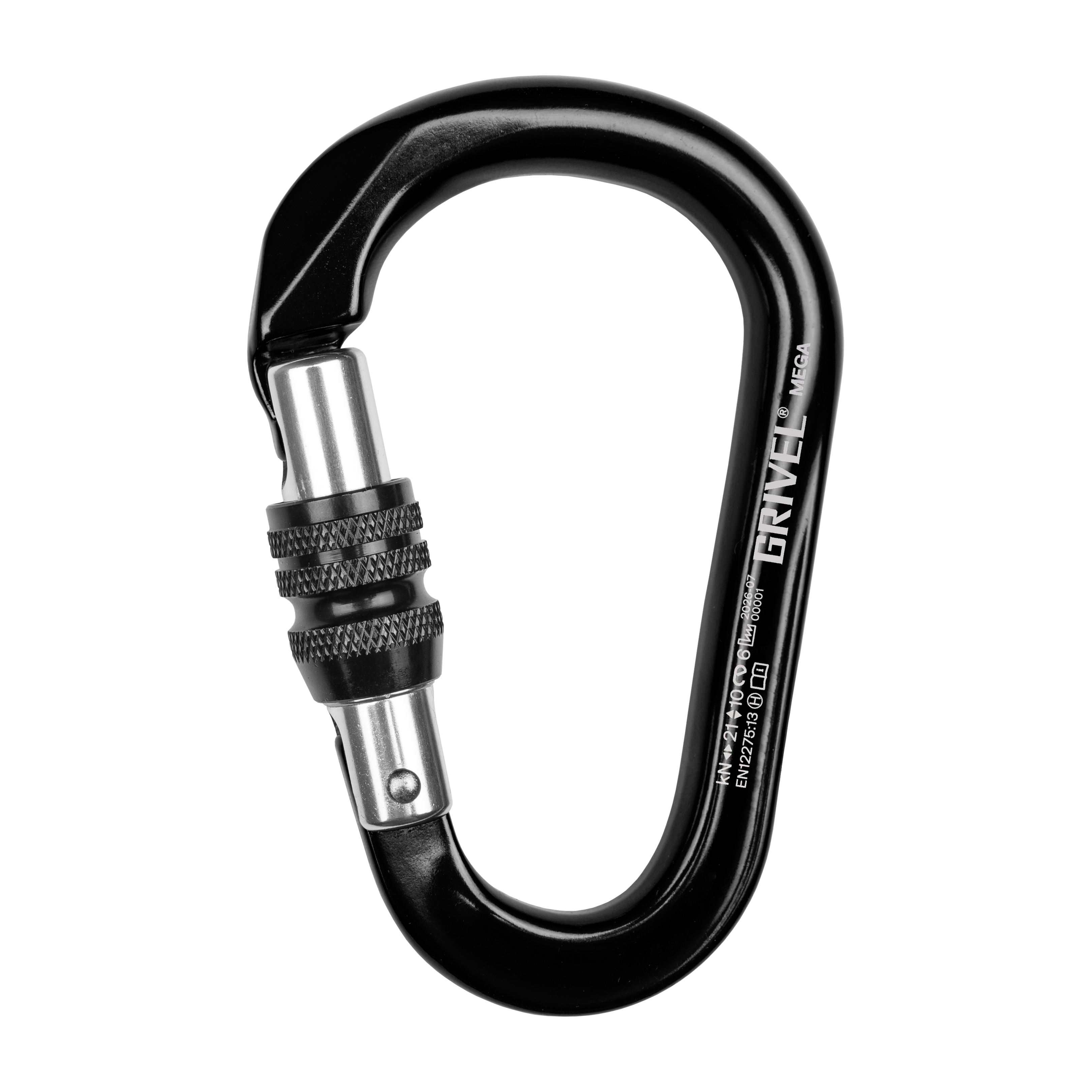 Mega K6N | Screw-Lock HMS Carabiner | Grivel