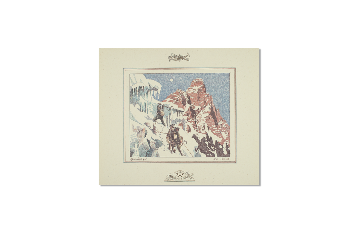 Lithographic print: Matterhorn | Grivel